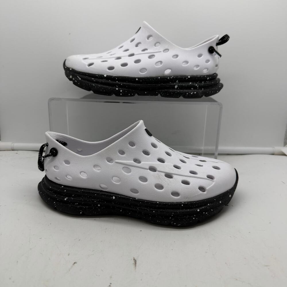 Kane Revive Shoes Kids Youth 2 White Black Speckle Active Recovery Slip On